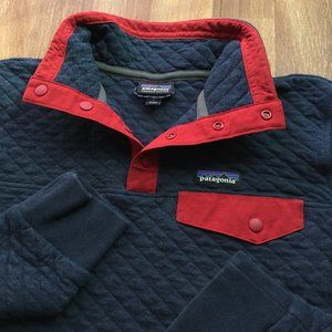 PATAGONIA Men's Organic Cotton Quilt Snap-T Pullover Size SMALL